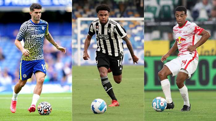 USMNT's Christian Pulisic, Weston McKennie and Tyler Adams